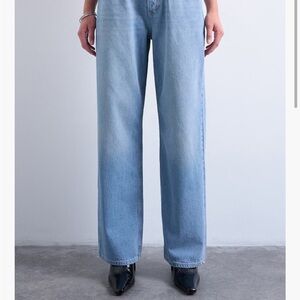 Topshop Light Blue Flare Jeans
